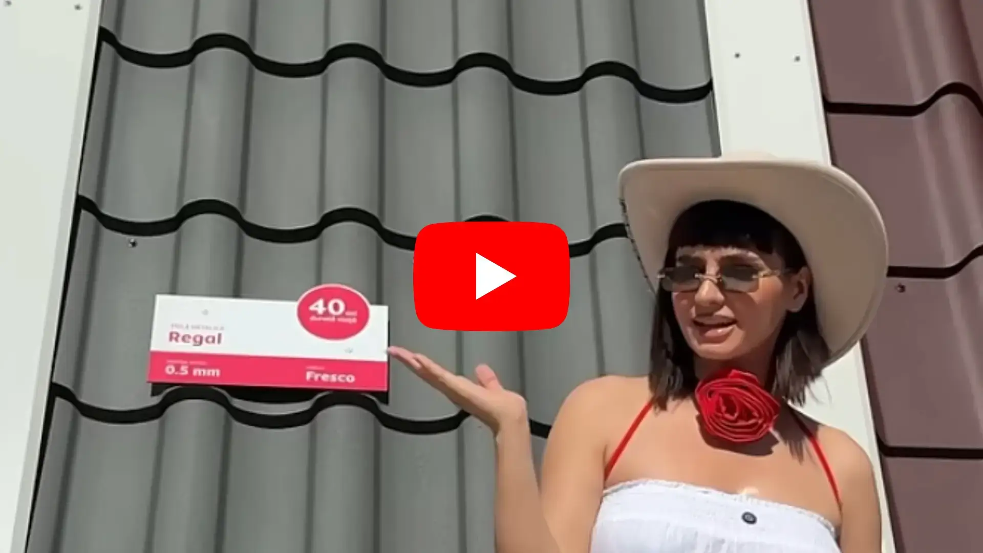 Regal, finisaj Fresco, grosime 0,50 mm, culoare gri - RAL 7024