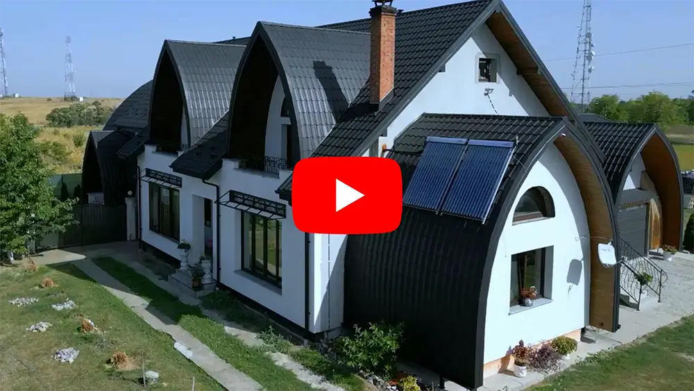 Daily, finisaj Briliant Duo, grosime 0,60 mm,culoare gri granit - RAL 7016,proiect rezidențial