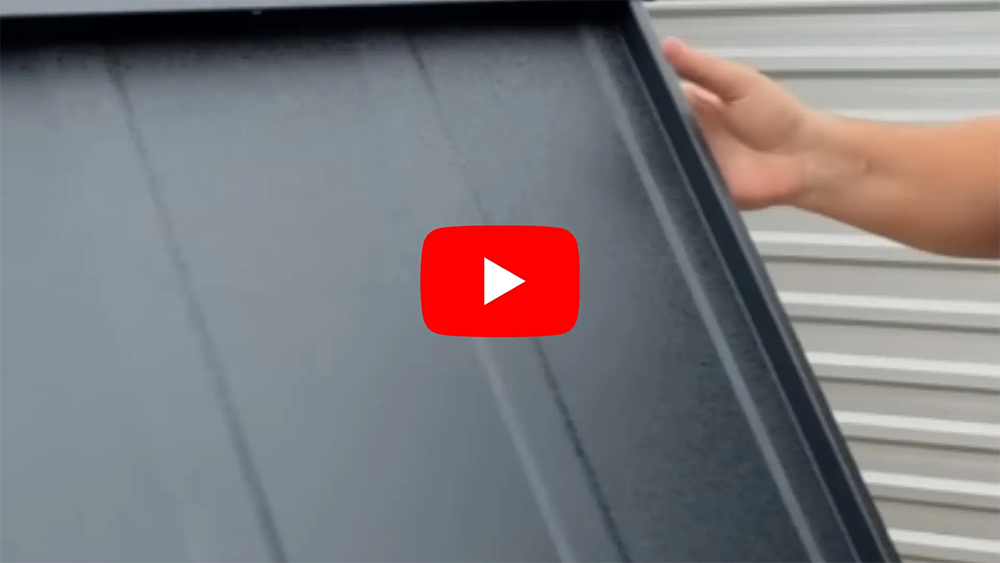 Canto Nervurat, finisaj Briliant Duo, culoare gri antracit - RAL 7016