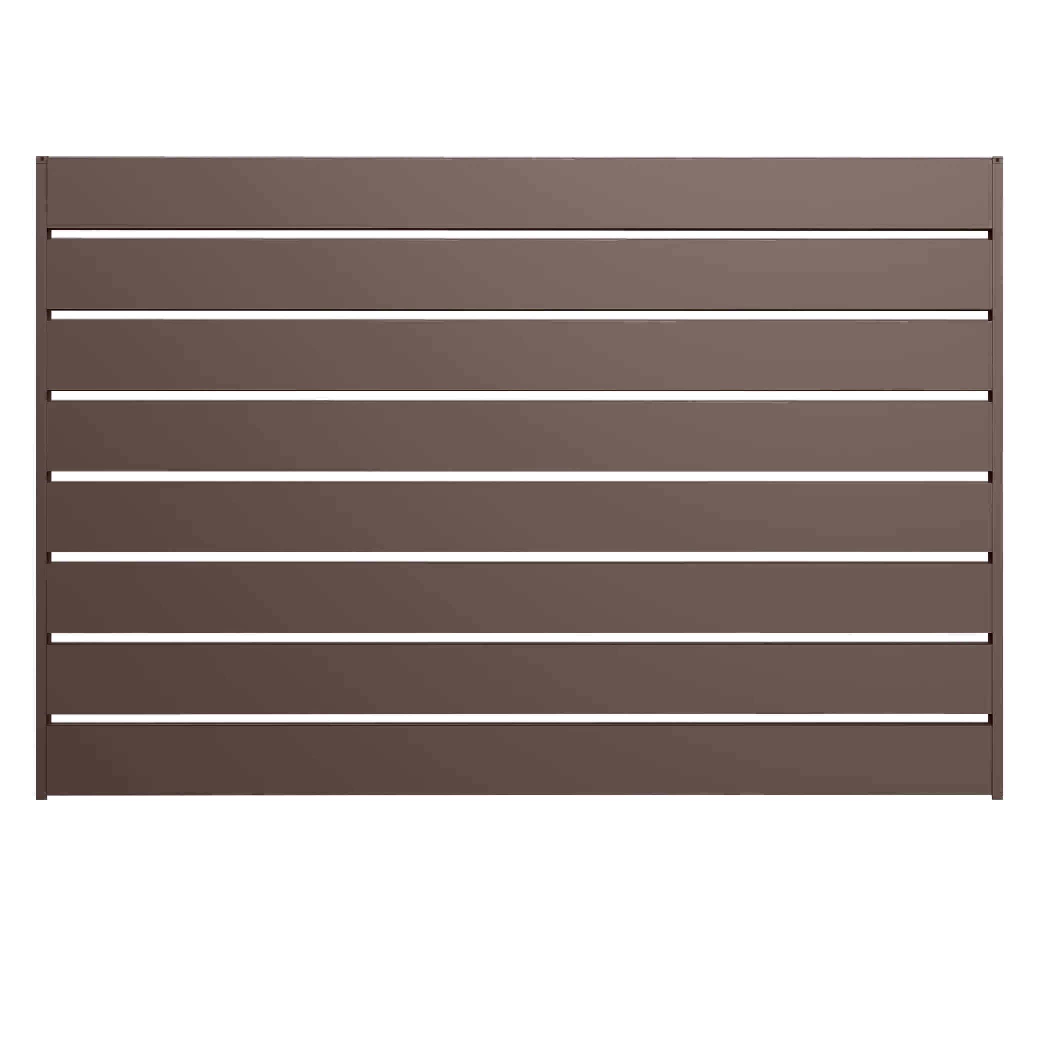 Gard orizontal tip caseta x120 Plat Caretta – Finisaj Fresco Duo Ral 8017