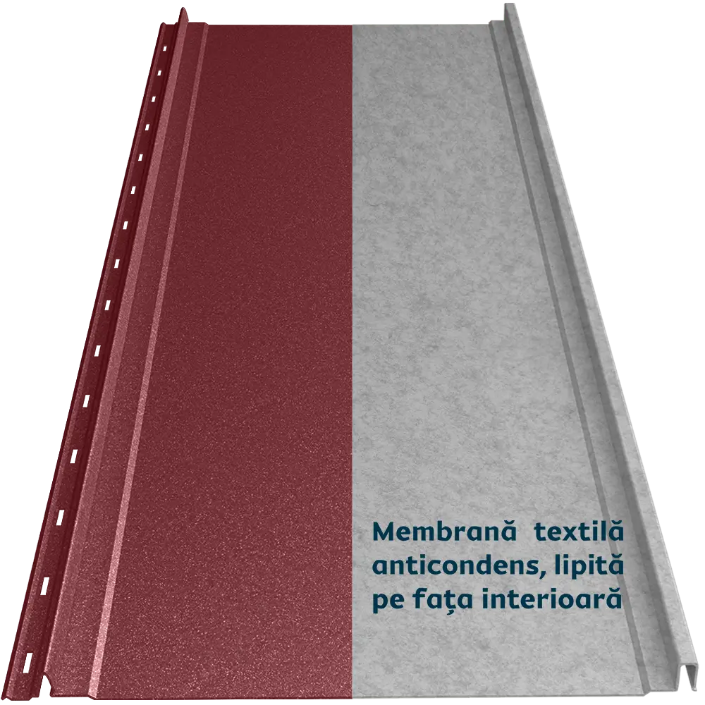 Tablă prefălțuită Canto Plat Smart Caretta – Finisaj Briliant Duo RAL 3005