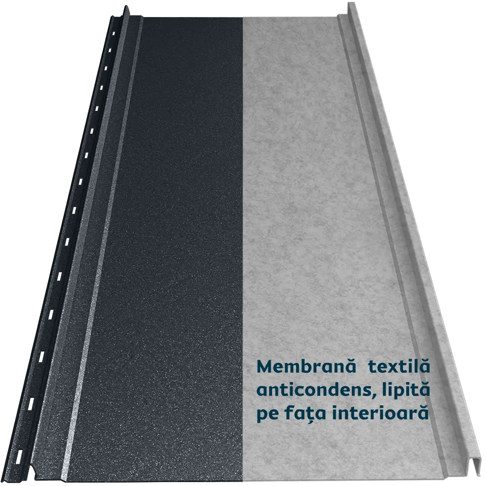 Tablă prefălțuită Canto Plat Smart Caretta – Finisaj Briliant Duo RAL 7016