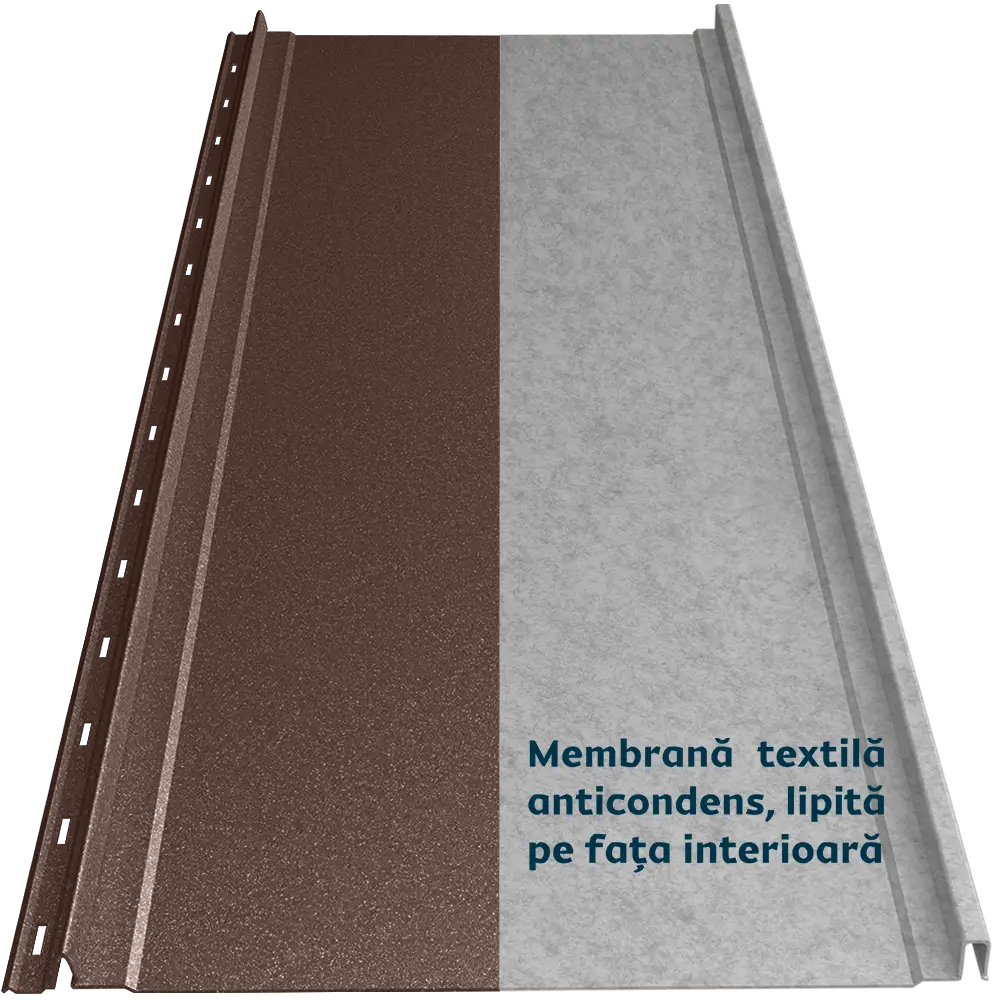 Tablă prefălțuită Canto Plat Smart Caretta – Finisaj Briliant RAL 8017