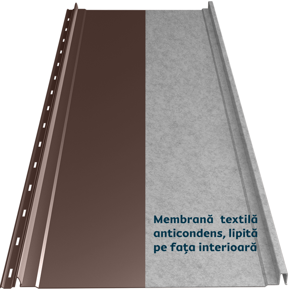 Tablă prefălțuită Canto Plat Smart Caretta – Finisaj Lustro RAL 8017