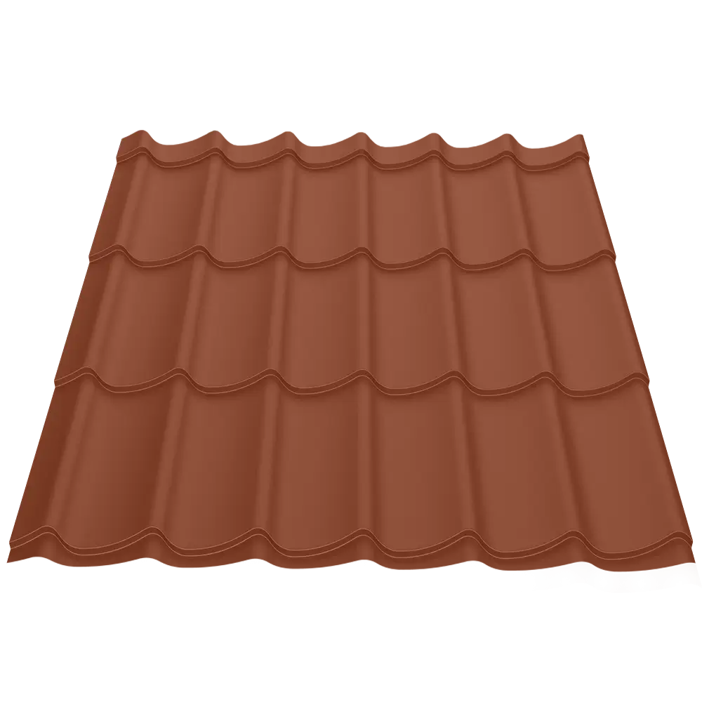 Țiglă metalică Attica Caretta – Finisaj Fresco RAL 8004