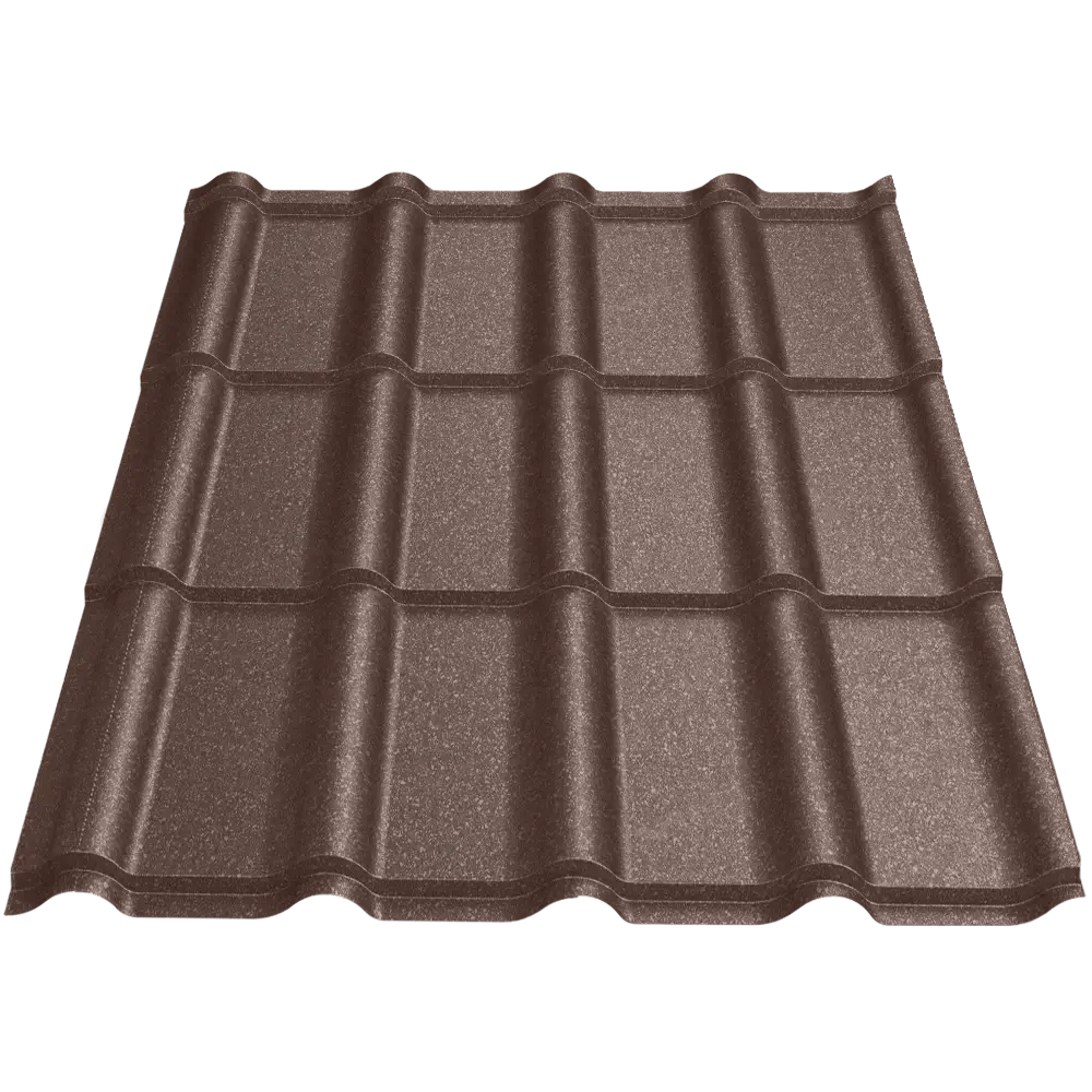 Țiglă metalică Bello Caretta – Finisaj Briliant RAL 8017