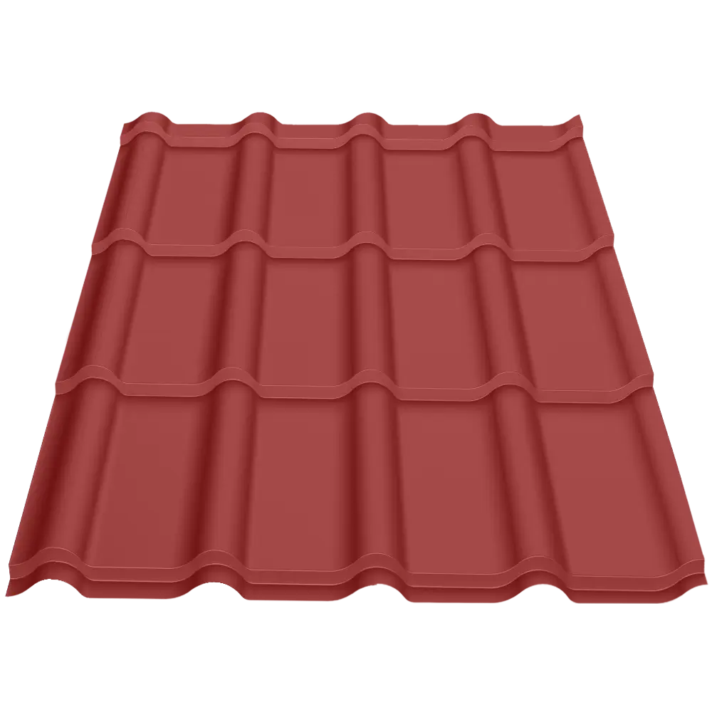 Țiglă metalică Bello Caretta – Finisaj Fresco RAL 3011