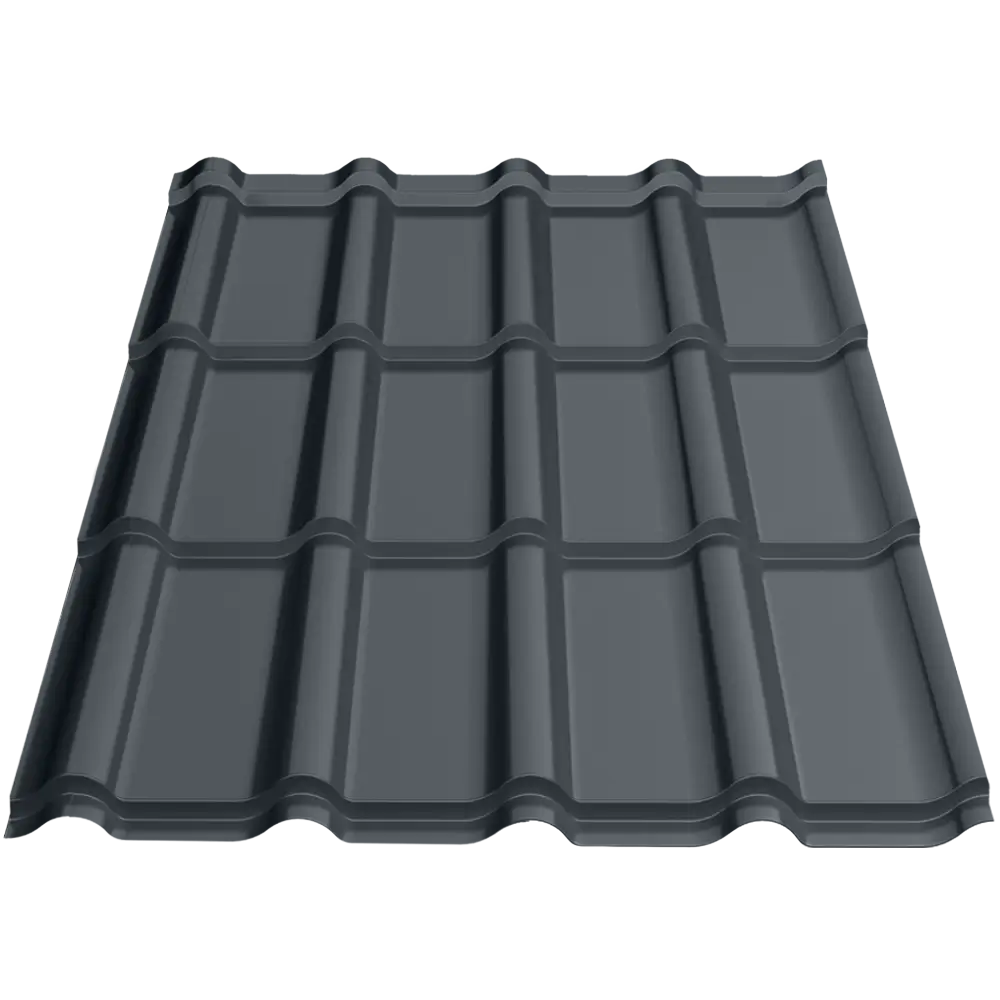 Țiglă metalică Bello Caretta – Finisaj Lustro RAL 7016