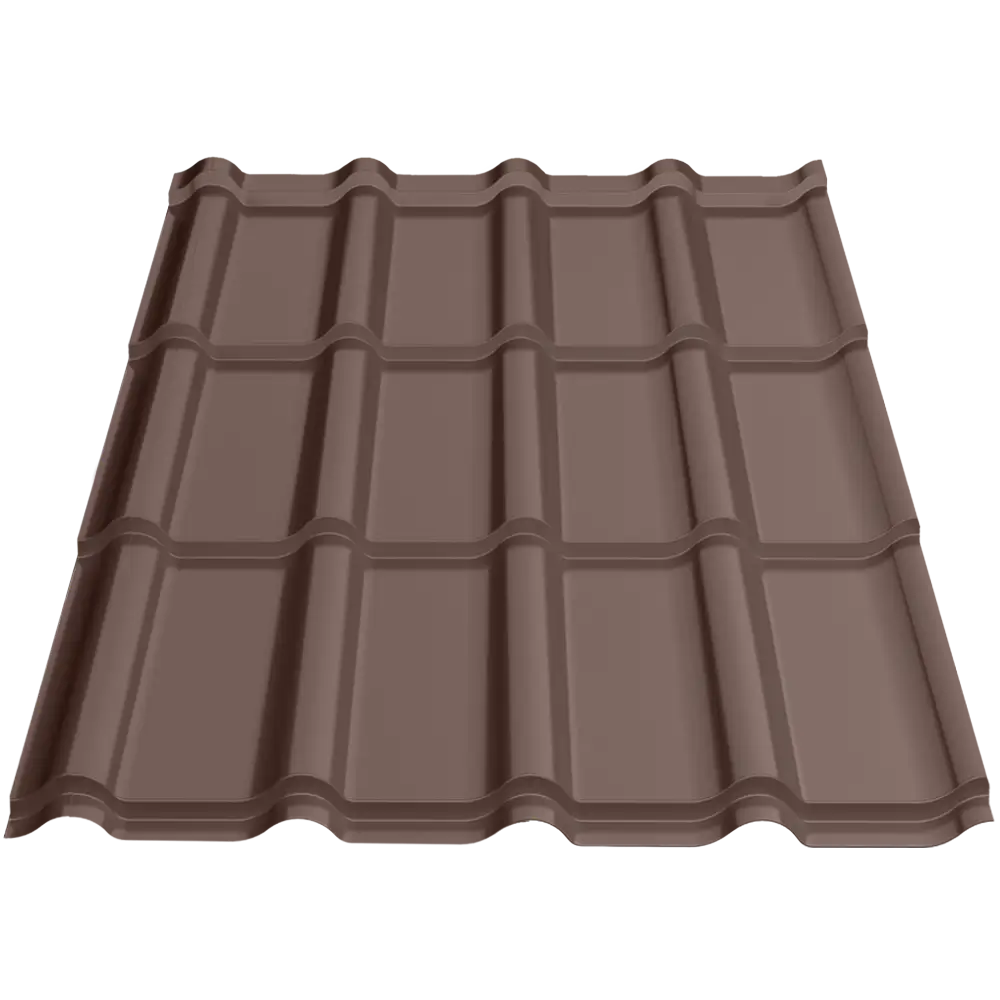 Țiglă metalică Bello Caretta – Finisaj Lustro RAL 8017