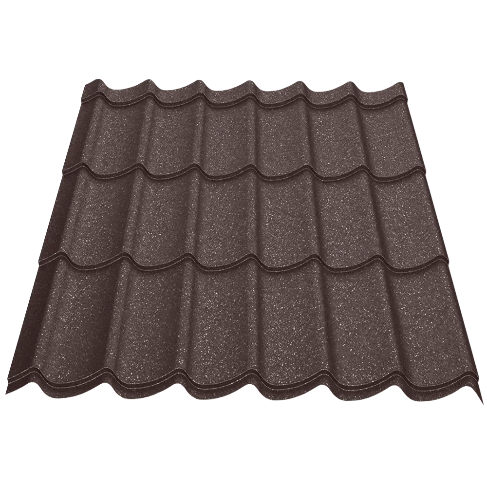 Țiglă metalică Daily Caretta – Finisaj Briliant Duo RAL 8019