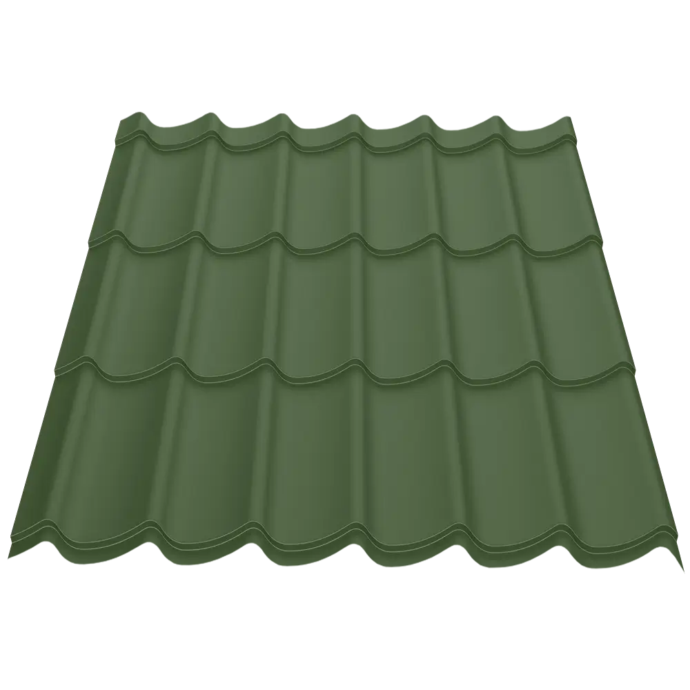 Țiglă metalică Daily Caretta – Finisaj Fresco RAL 6020