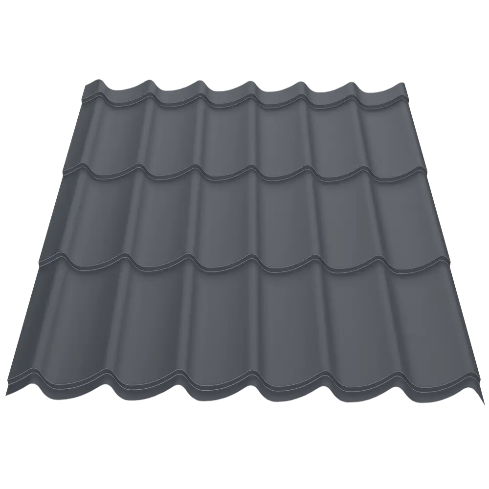 Țiglă metalică Daily Caretta – Finisaj Fresco RAL 7024