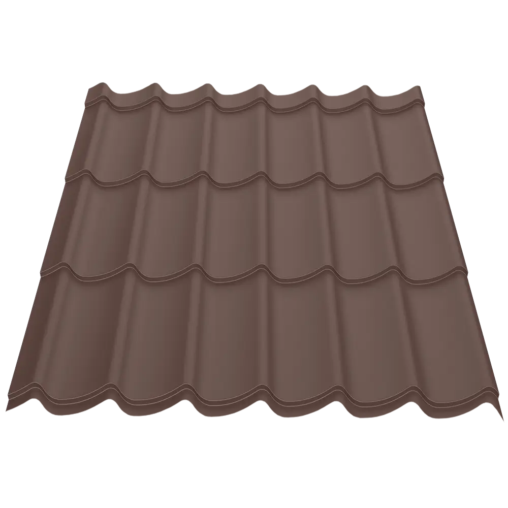 Țiglă metalică Daily Caretta – Finisaj Fresco RAL 8017