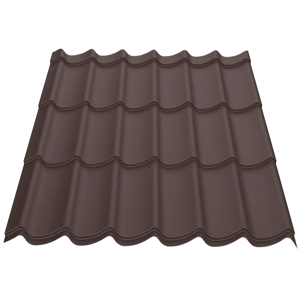 Țiglă metalică Daily Caretta – Finisaj Fresco RAL 8019