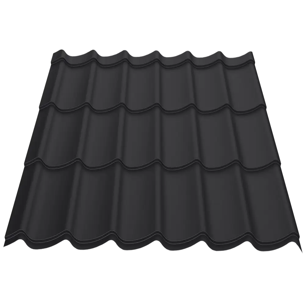 Țiglă metalică Daily Caretta – Finisaj Fresco RAL 9005