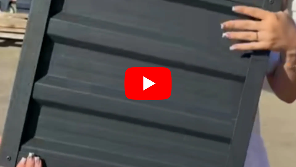 CRT 20A, finisaj Briliant Duo, grosime 0,60 mm, culoare gri antracit - RAL 7016