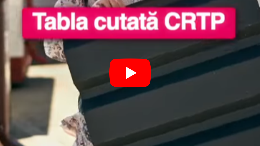 CRT 35P, finisaj Fresco Duo, culoare gri antracit - RAL 7016