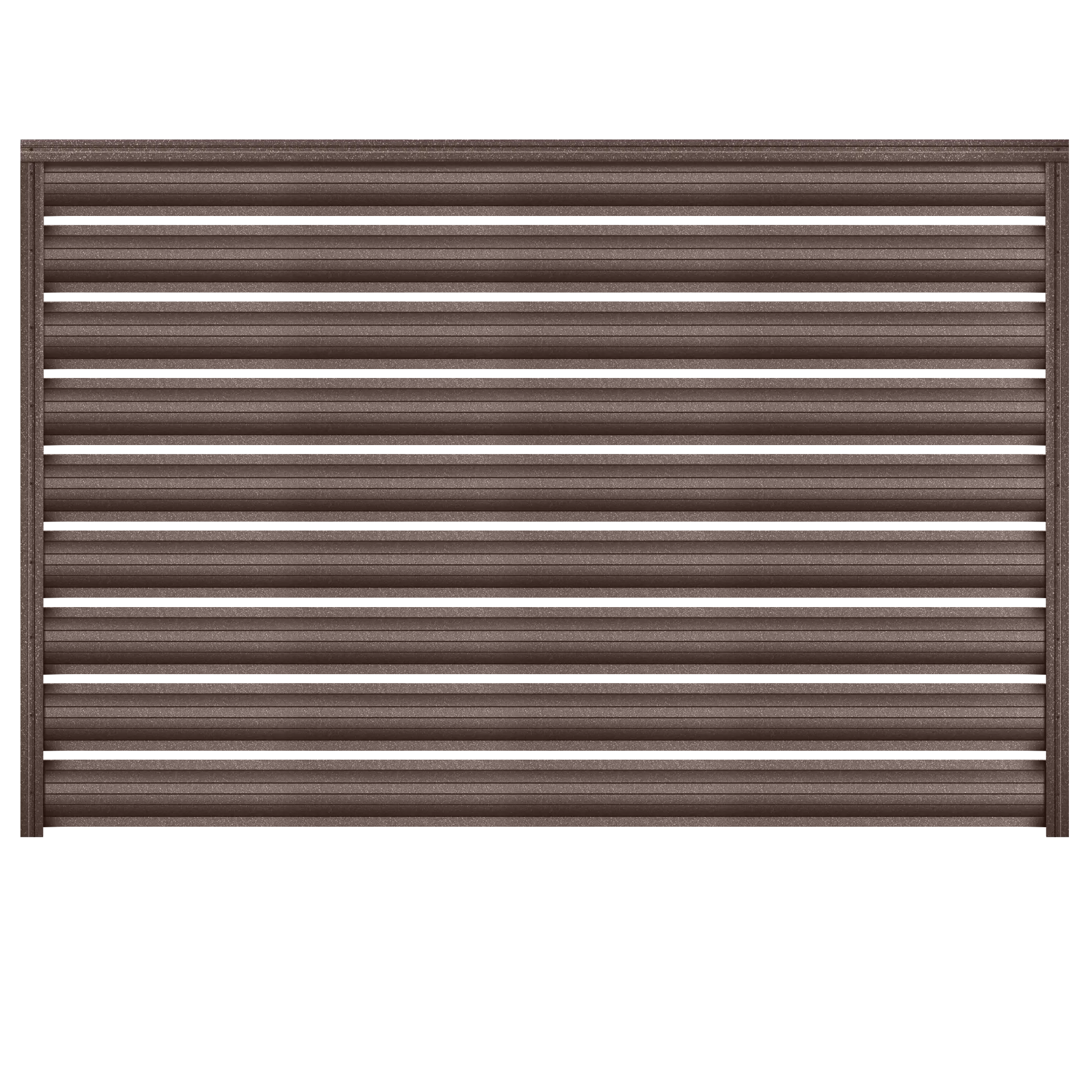 Gard orizontal tip șipcă y118 Caretta – Finisaj Briliant Duo RAL 8017 Gard orizontal tip șipcă y118 Caretta - Finisaj Briliant Duo RAL 8017