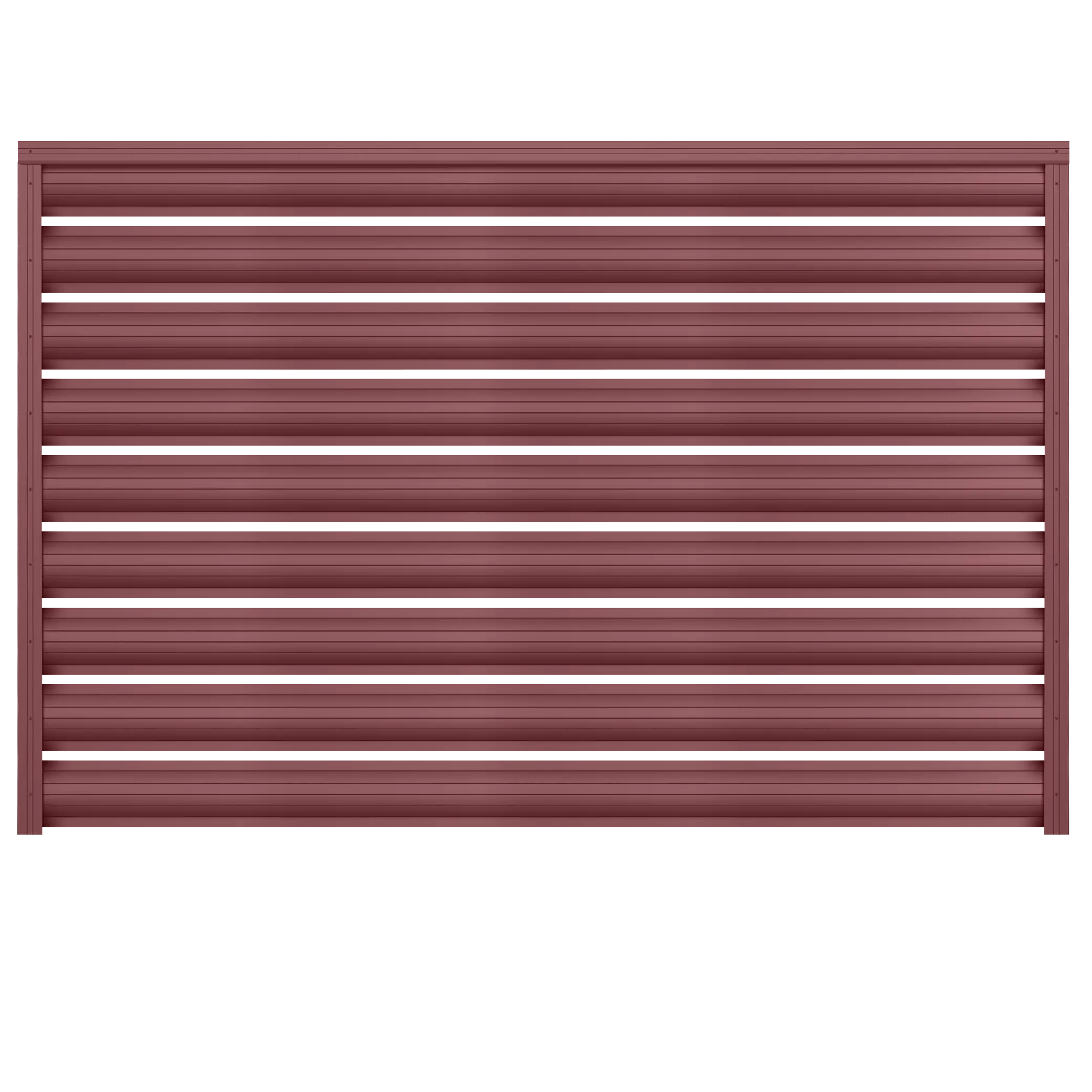 Gard orizontal tip șipcă y118 Caretta – Finisaj Fresco Duo RAL 3005 Gard orizontal tip șipcă y118 Caretta - Finisaj Fresco Duo RAL 3005