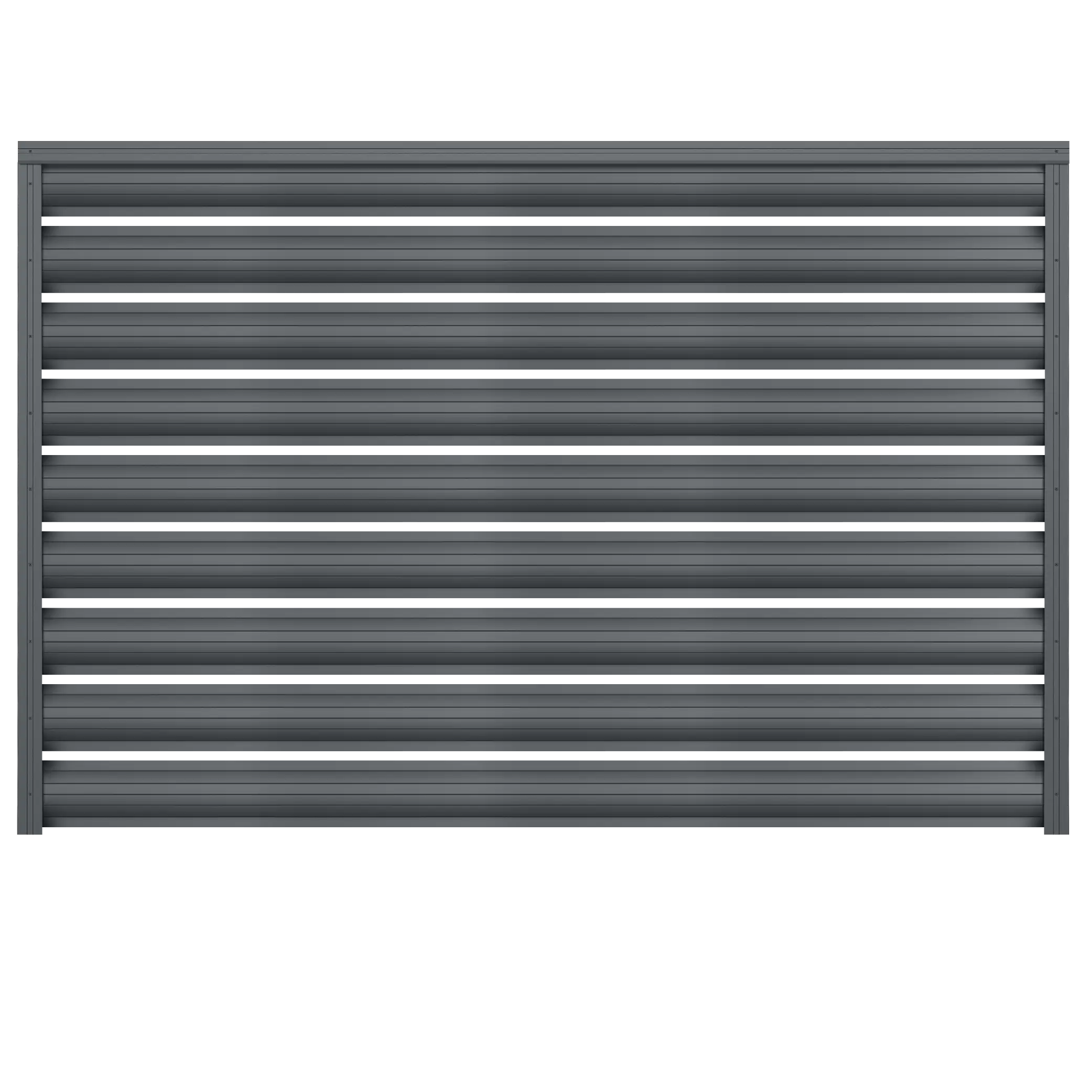 Gard orizontal tip șipcă y118 Caretta – Finisaj Fresco Duo RAL 7024 Gard orizontal tip șipcă y118 Caretta - Finisaj Fresco Duo RAL 7024