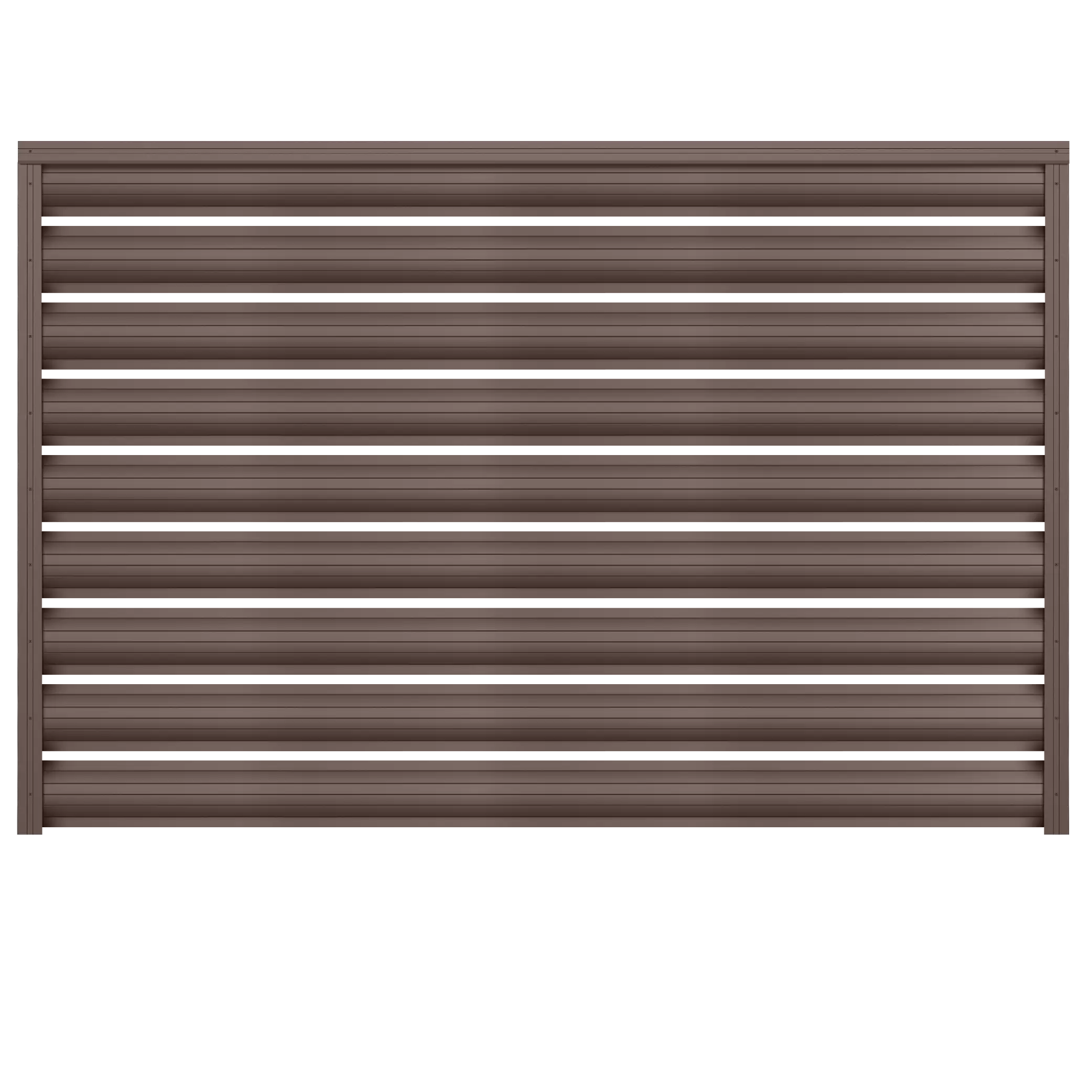 Gard orizontal tip șipcă y118 Caretta – Finisaj Fresco Duo RAL 8017 Gard orizontal tip șipcă y118 Caretta - Finisaj Fresco Duo RAL 8017